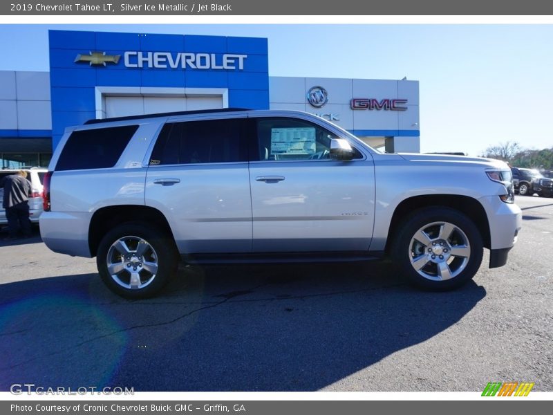 Silver Ice Metallic / Jet Black 2019 Chevrolet Tahoe LT