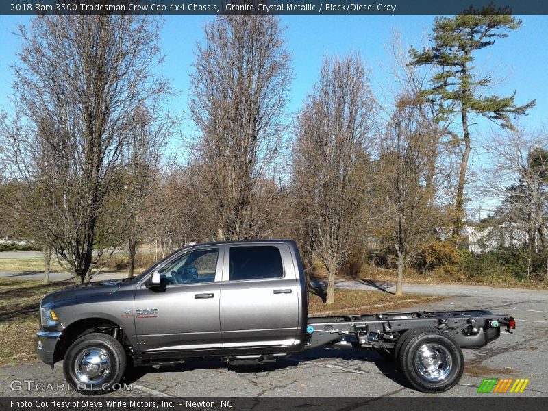 Granite Crystal Metallic / Black/Diesel Gray 2018 Ram 3500 Tradesman Crew Cab 4x4 Chassis