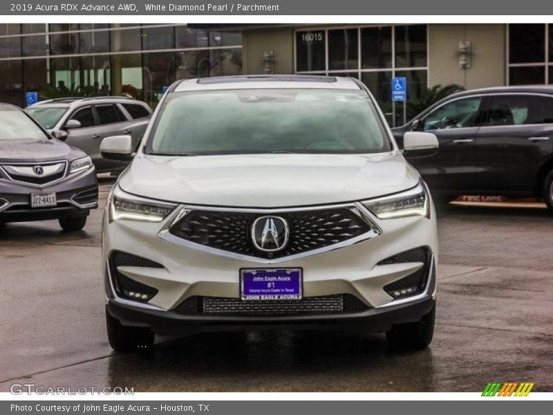 White Diamond Pearl / Parchment 2019 Acura RDX Advance AWD