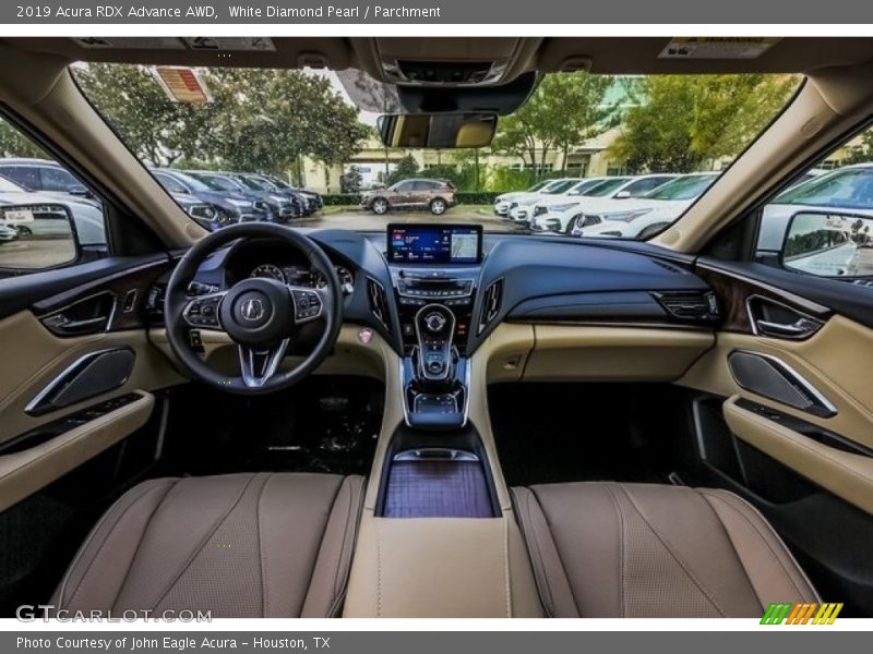 White Diamond Pearl / Parchment 2019 Acura RDX Advance AWD