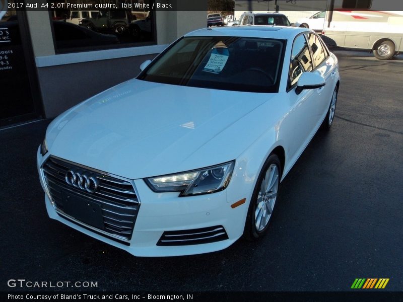 Ibis White / Black 2017 Audi A4 2.0T Premium quattro