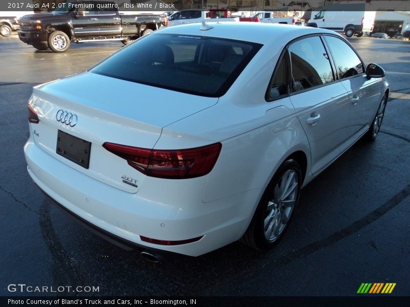 Ibis White / Black 2017 Audi A4 2.0T Premium quattro