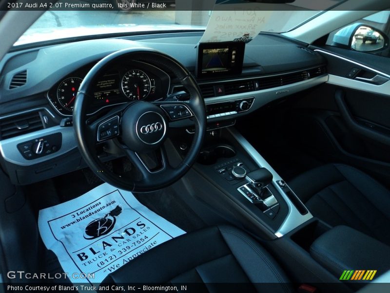 Ibis White / Black 2017 Audi A4 2.0T Premium quattro