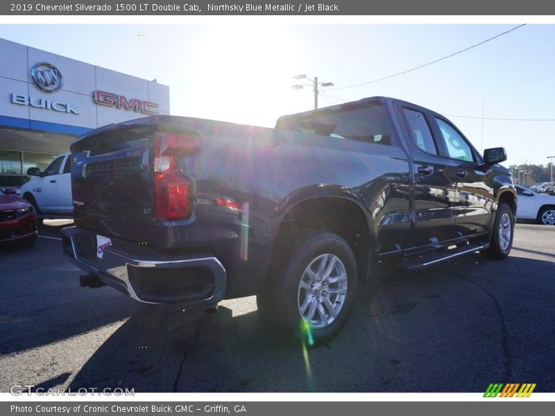 Northsky Blue Metallic / Jet Black 2019 Chevrolet Silverado 1500 LT Double Cab