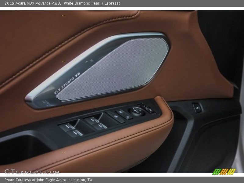 White Diamond Pearl / Espresso 2019 Acura RDX Advance AWD