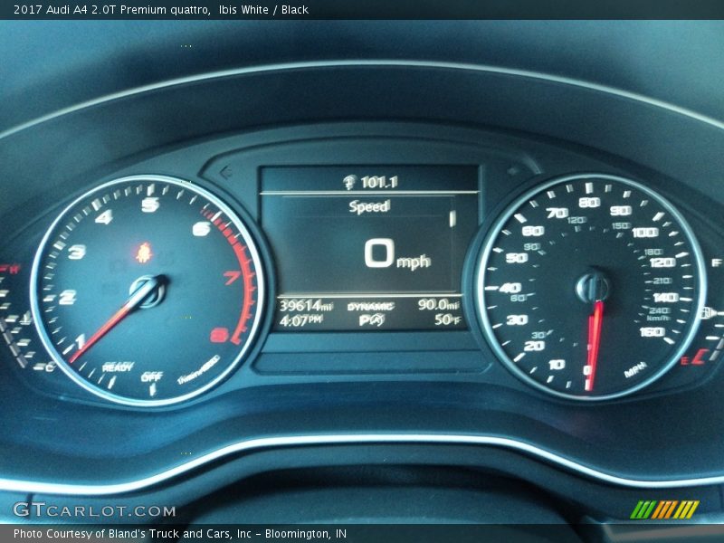 Ibis White / Black 2017 Audi A4 2.0T Premium quattro