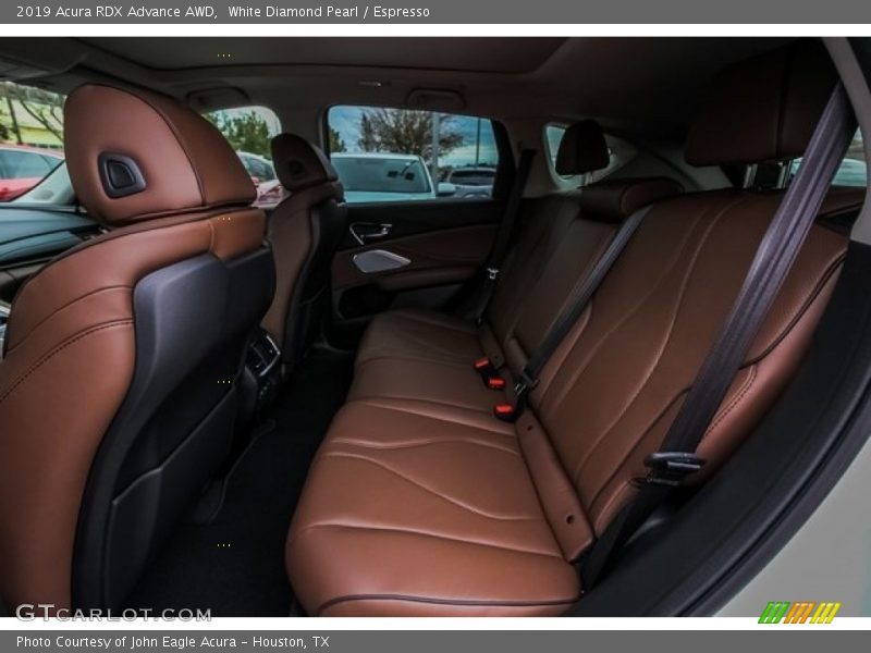 White Diamond Pearl / Espresso 2019 Acura RDX Advance AWD