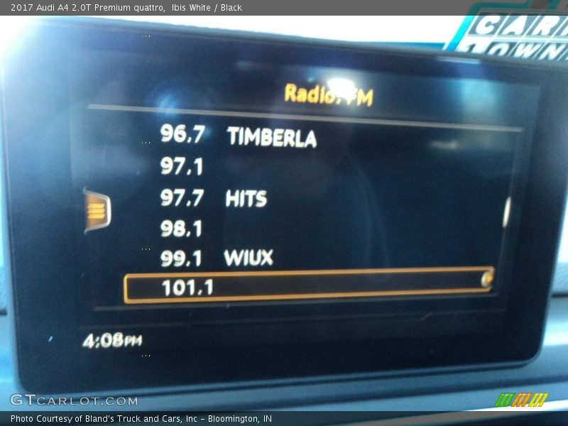 Ibis White / Black 2017 Audi A4 2.0T Premium quattro
