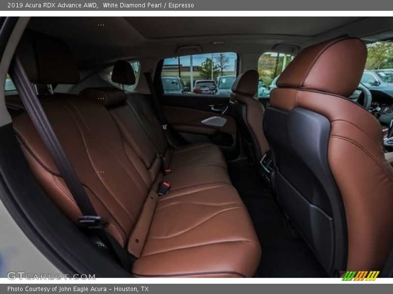 White Diamond Pearl / Espresso 2019 Acura RDX Advance AWD