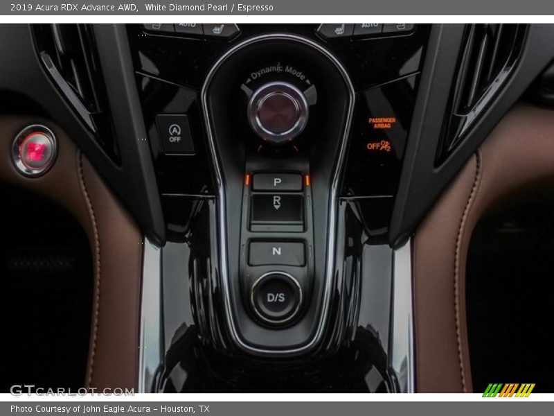 White Diamond Pearl / Espresso 2019 Acura RDX Advance AWD