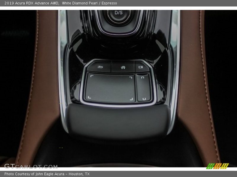 White Diamond Pearl / Espresso 2019 Acura RDX Advance AWD
