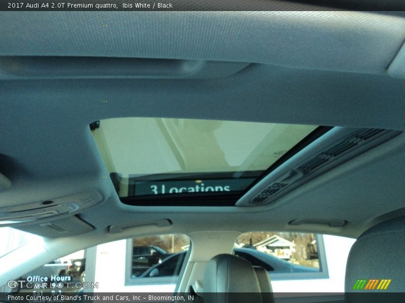Ibis White / Black 2017 Audi A4 2.0T Premium quattro