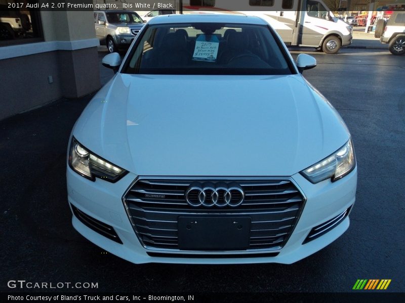 Ibis White / Black 2017 Audi A4 2.0T Premium quattro