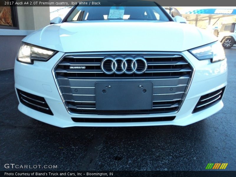 Ibis White / Black 2017 Audi A4 2.0T Premium quattro