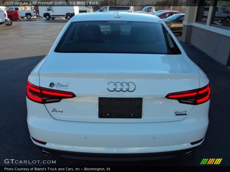 Ibis White / Black 2017 Audi A4 2.0T Premium quattro