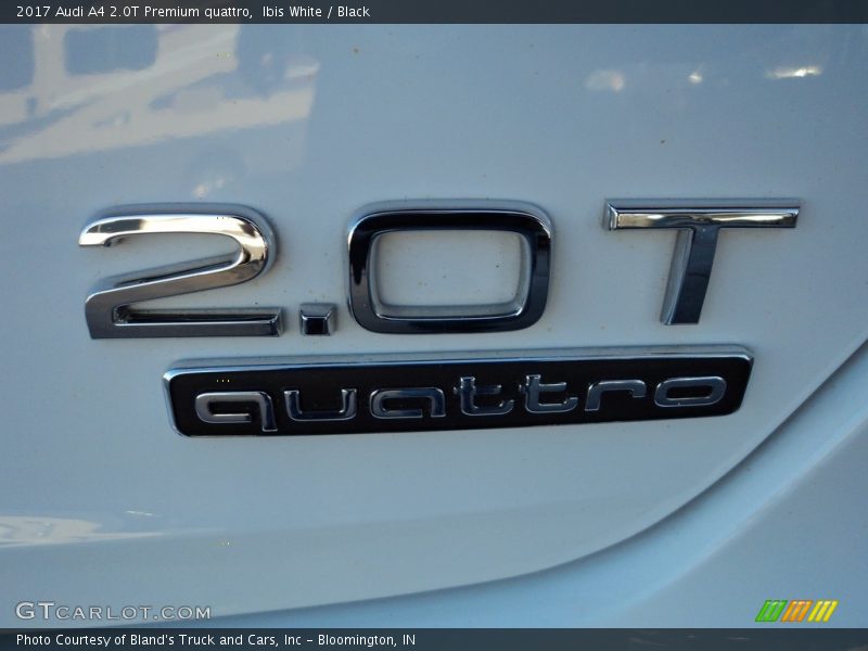Ibis White / Black 2017 Audi A4 2.0T Premium quattro