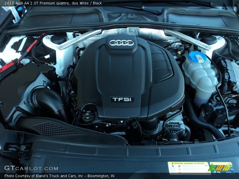 Ibis White / Black 2017 Audi A4 2.0T Premium quattro