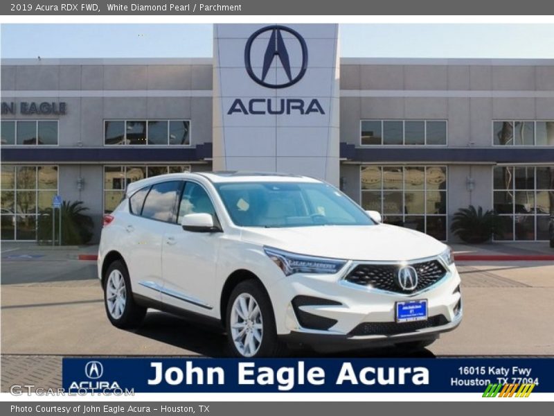 White Diamond Pearl / Parchment 2019 Acura RDX FWD