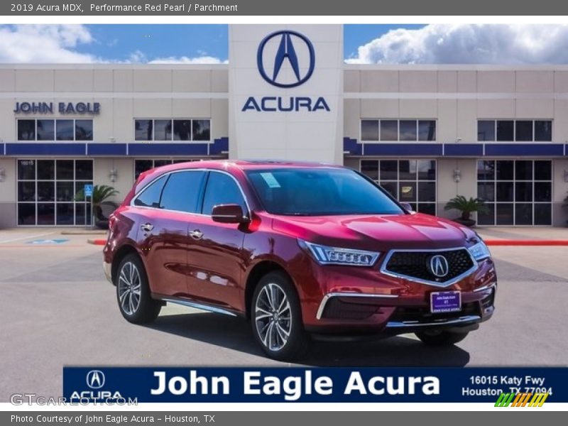 Performance Red Pearl / Parchment 2019 Acura MDX