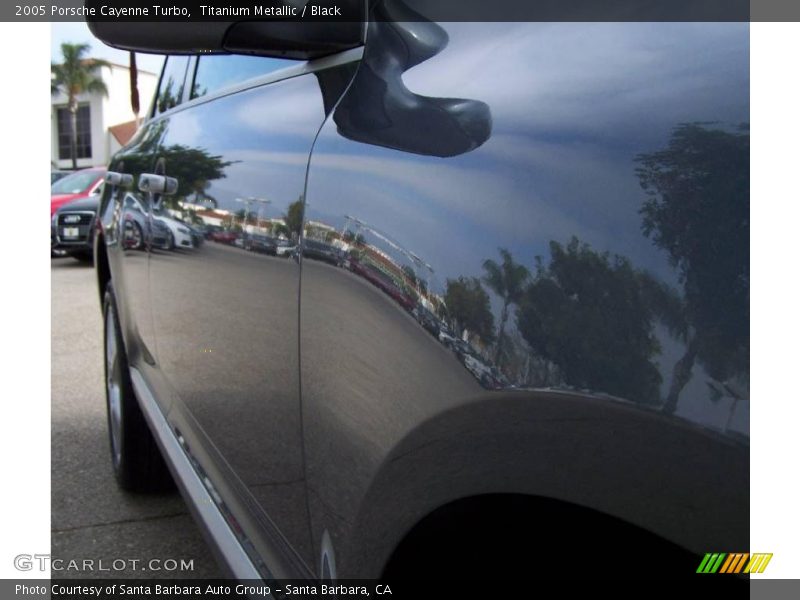 Titanium Metallic / Black 2005 Porsche Cayenne Turbo