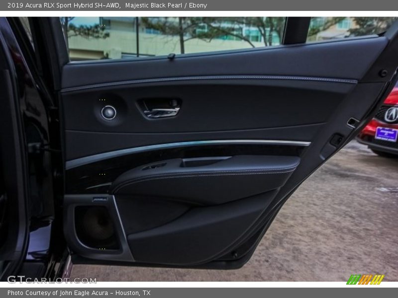 Majestic Black Pearl / Ebony 2019 Acura RLX Sport Hybrid SH-AWD