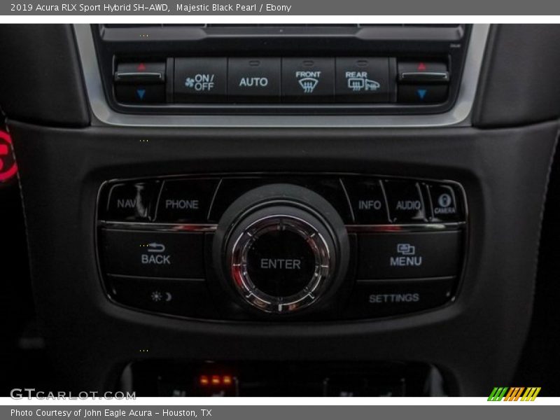 Majestic Black Pearl / Ebony 2019 Acura RLX Sport Hybrid SH-AWD