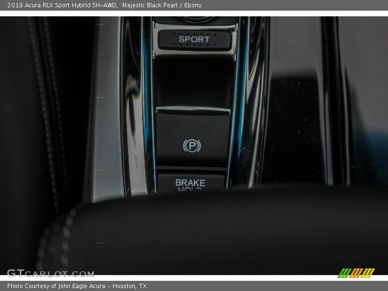 Majestic Black Pearl / Ebony 2019 Acura RLX Sport Hybrid SH-AWD