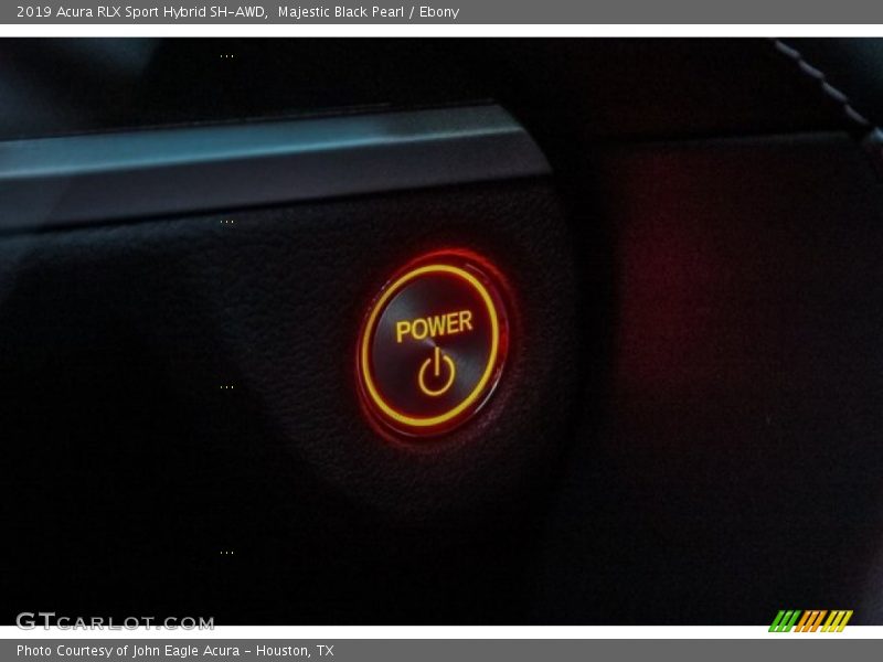Majestic Black Pearl / Ebony 2019 Acura RLX Sport Hybrid SH-AWD