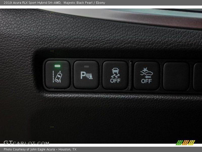 Majestic Black Pearl / Ebony 2019 Acura RLX Sport Hybrid SH-AWD