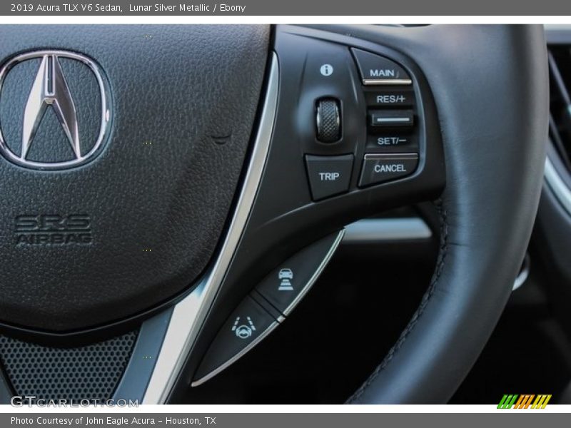 Lunar Silver Metallic / Ebony 2019 Acura TLX V6 Sedan