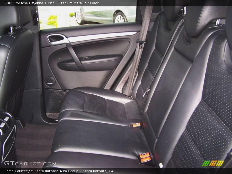 Titanium Metallic / Black 2005 Porsche Cayenne Turbo