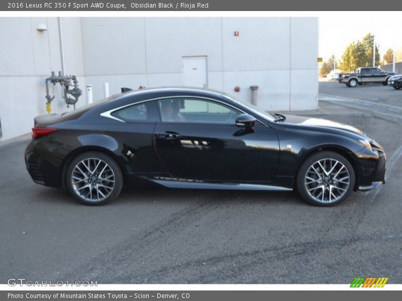  2016 RC 350 F Sport AWD Coupe Obsidian Black
