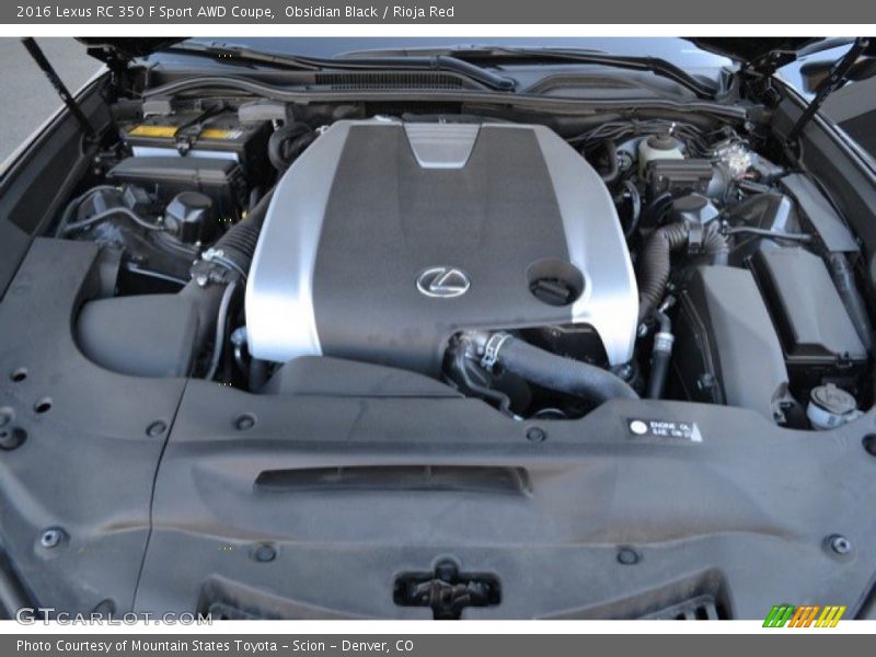 Obsidian Black / Rioja Red 2016 Lexus RC 350 F Sport AWD Coupe