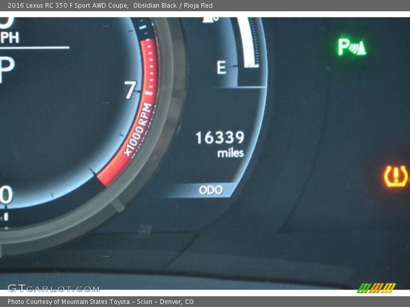 Obsidian Black / Rioja Red 2016 Lexus RC 350 F Sport AWD Coupe
