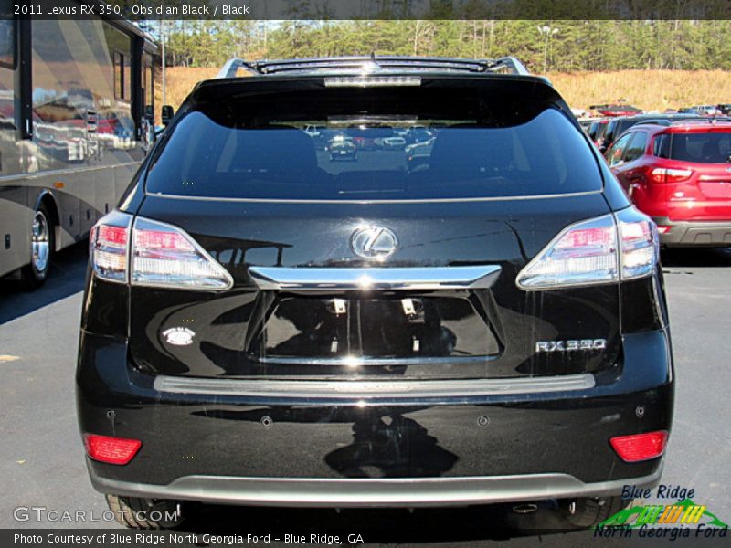 Obsidian Black / Black 2011 Lexus RX 350