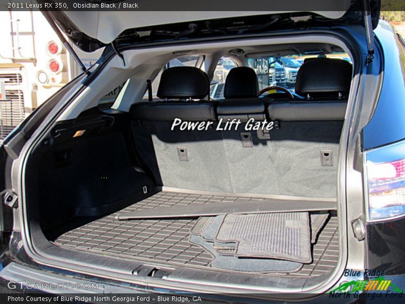 Obsidian Black / Black 2011 Lexus RX 350