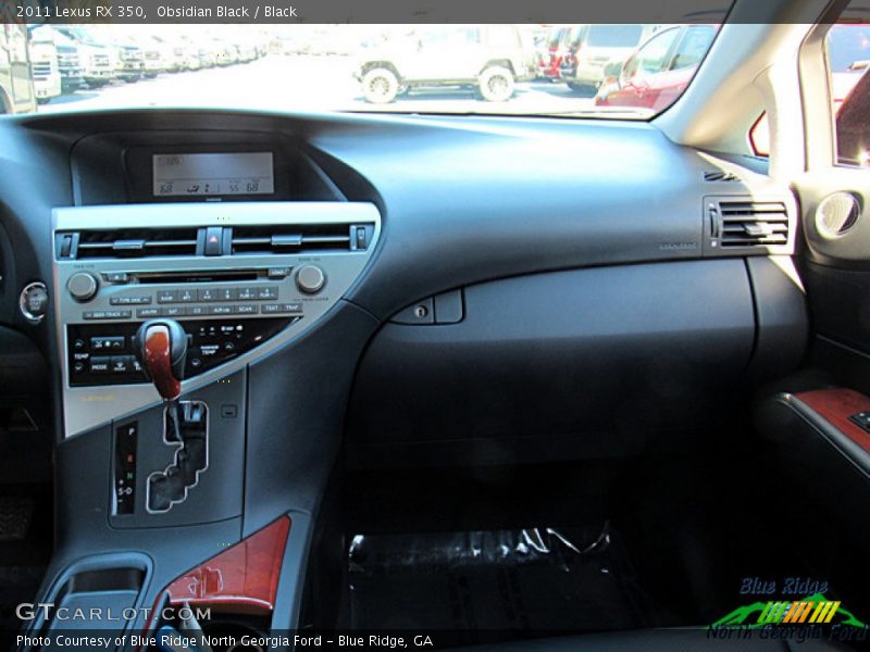 Obsidian Black / Black 2011 Lexus RX 350