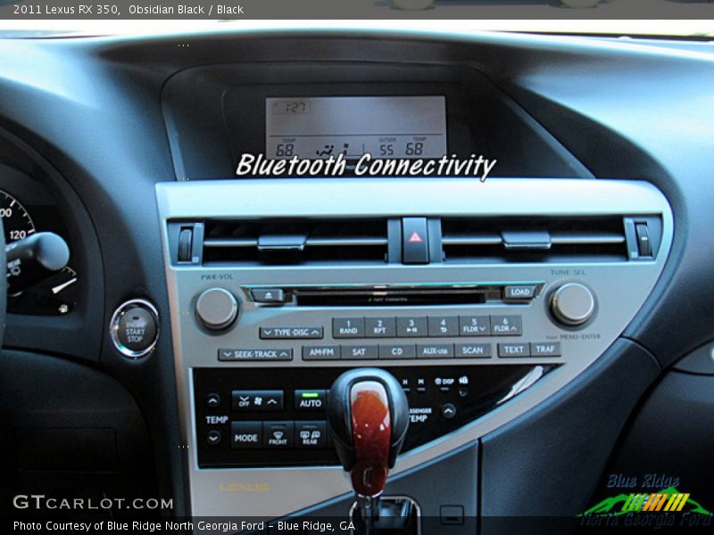 Obsidian Black / Black 2011 Lexus RX 350