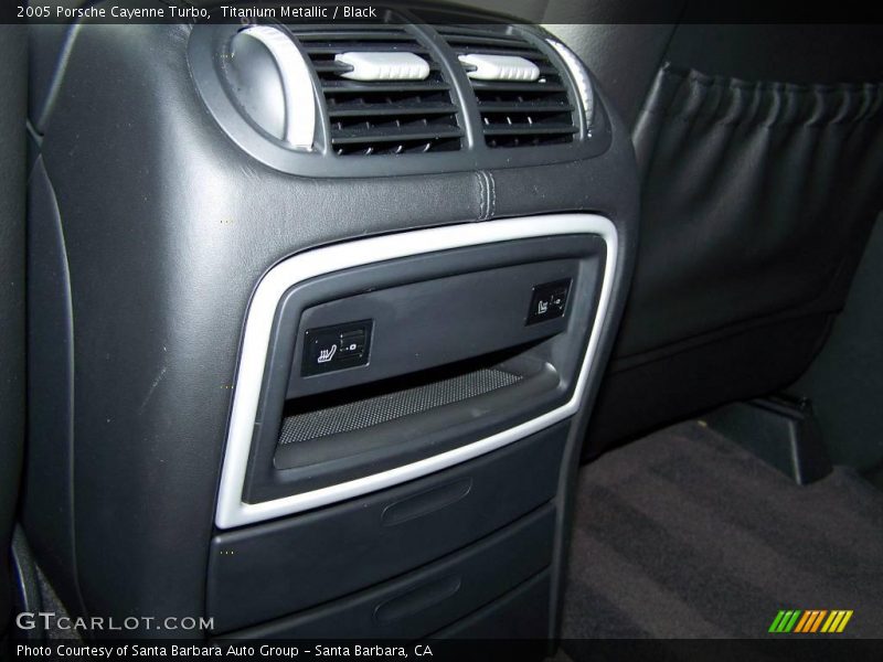 Titanium Metallic / Black 2005 Porsche Cayenne Turbo