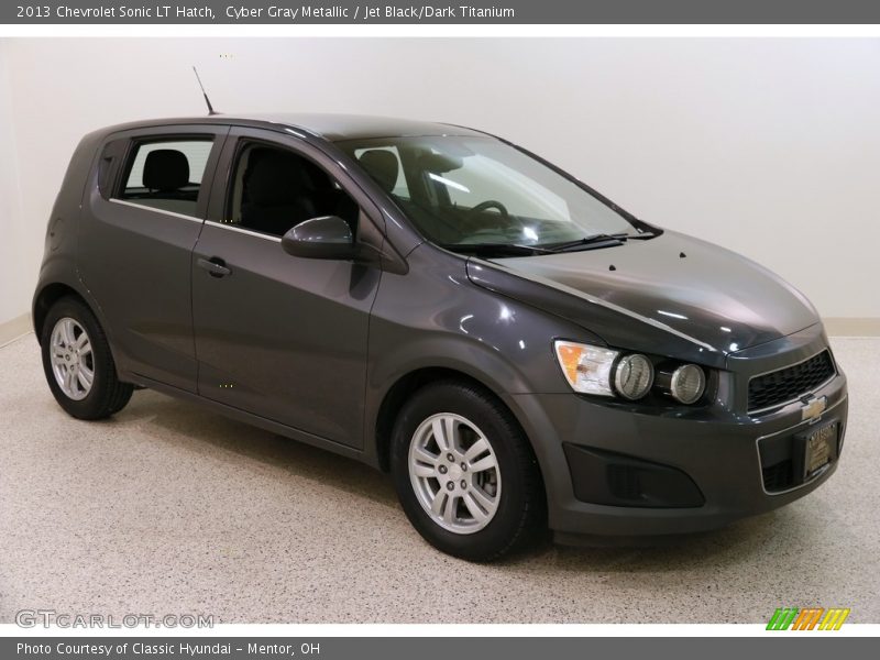 Cyber Gray Metallic / Jet Black/Dark Titanium 2013 Chevrolet Sonic LT Hatch