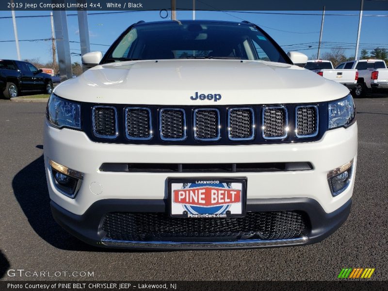 White / Black 2019 Jeep Compass Limited 4x4