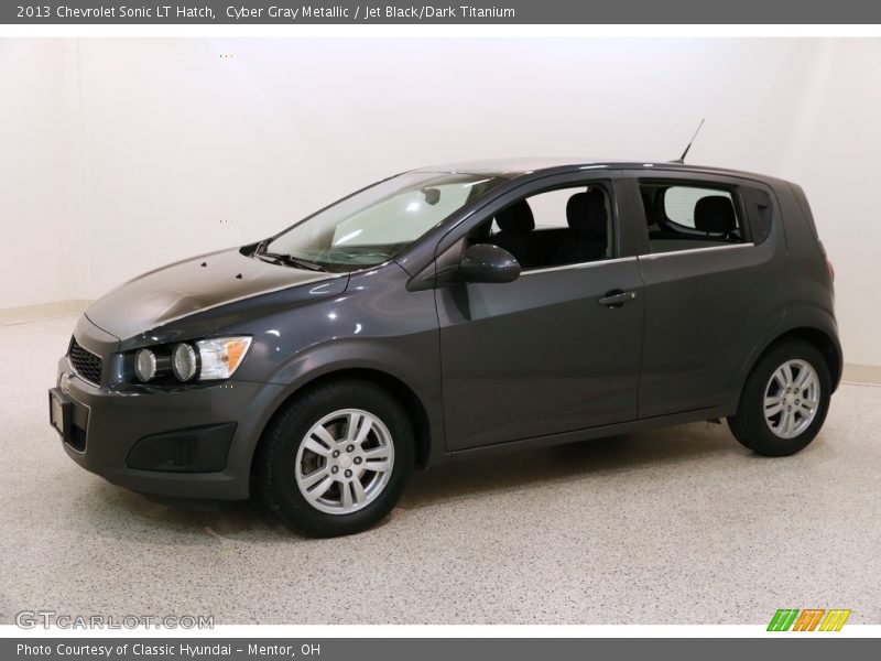 Cyber Gray Metallic / Jet Black/Dark Titanium 2013 Chevrolet Sonic LT Hatch