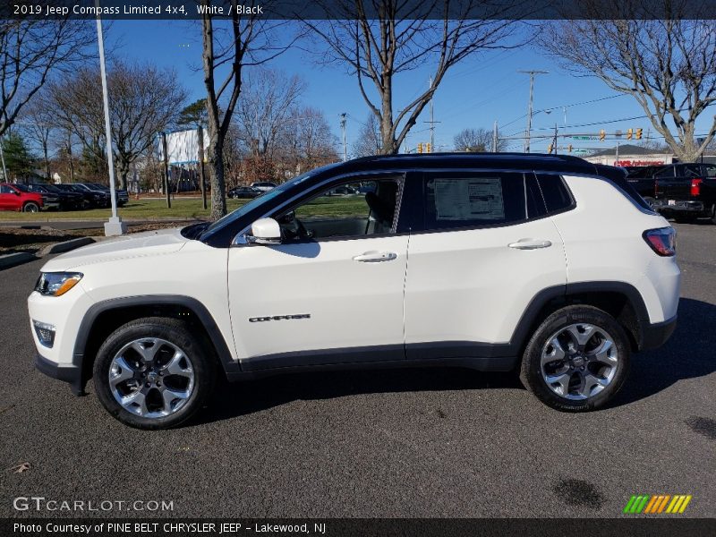 White / Black 2019 Jeep Compass Limited 4x4