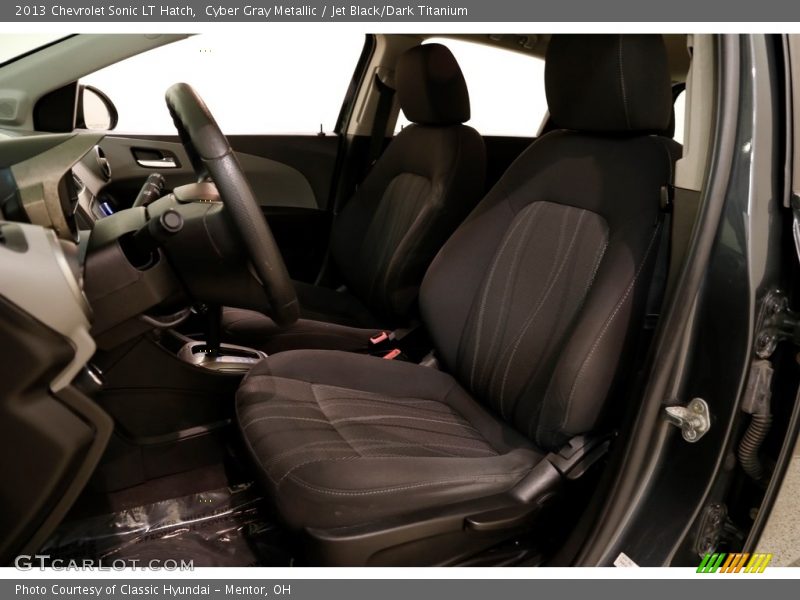 Cyber Gray Metallic / Jet Black/Dark Titanium 2013 Chevrolet Sonic LT Hatch