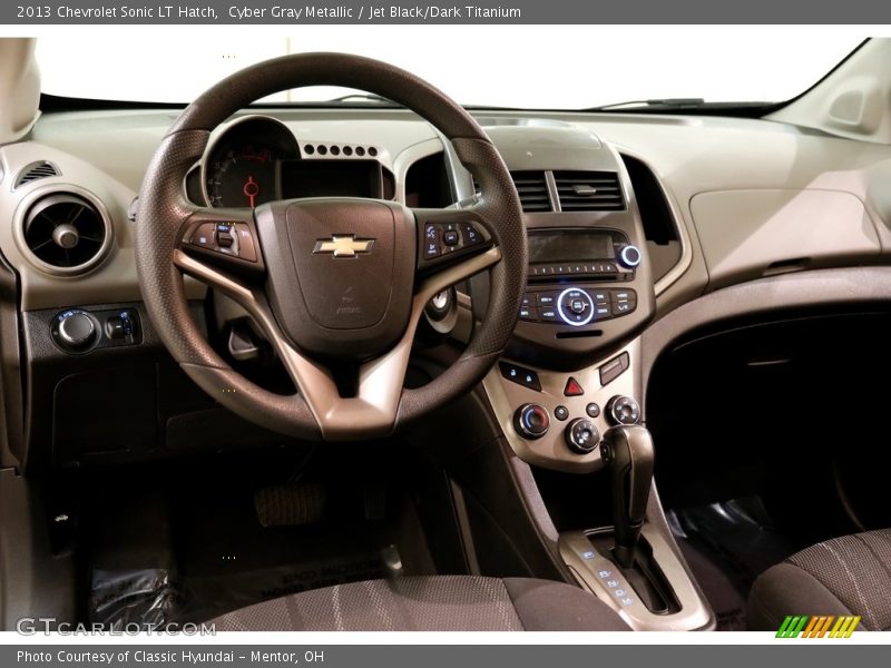 Cyber Gray Metallic / Jet Black/Dark Titanium 2013 Chevrolet Sonic LT Hatch