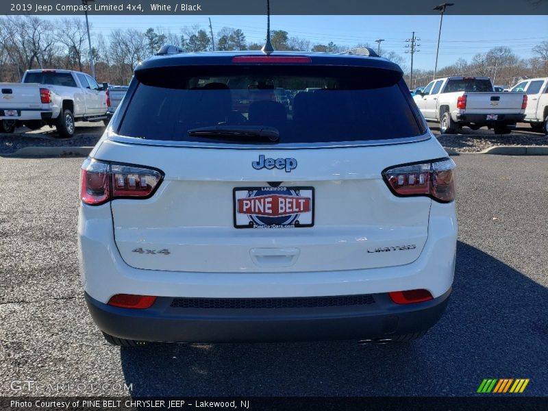 White / Black 2019 Jeep Compass Limited 4x4