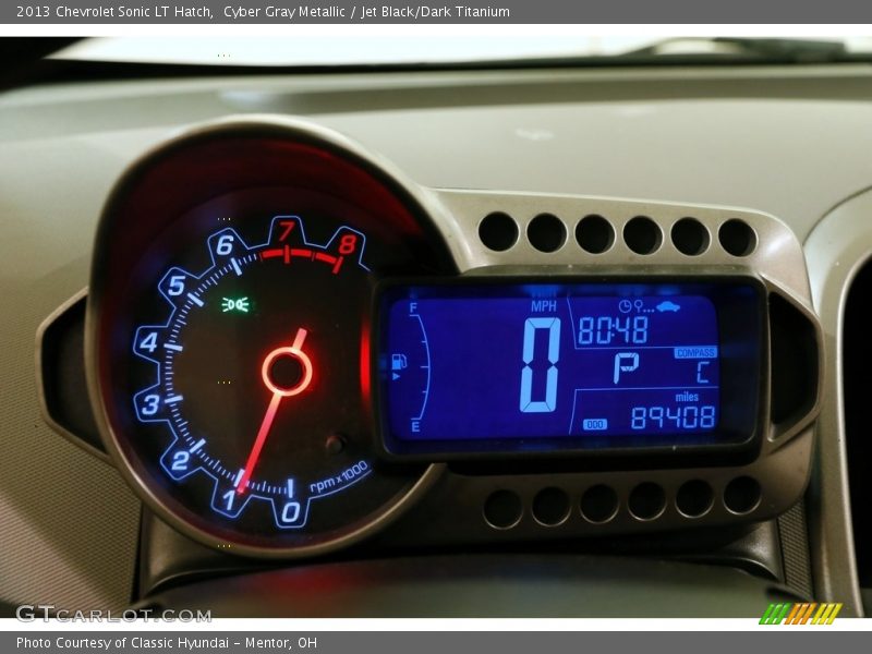 Cyber Gray Metallic / Jet Black/Dark Titanium 2013 Chevrolet Sonic LT Hatch