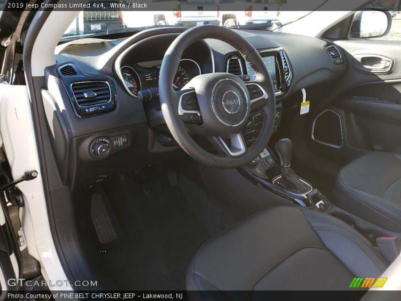 White / Black 2019 Jeep Compass Limited 4x4