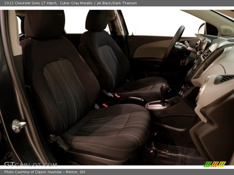 Cyber Gray Metallic / Jet Black/Dark Titanium 2013 Chevrolet Sonic LT Hatch