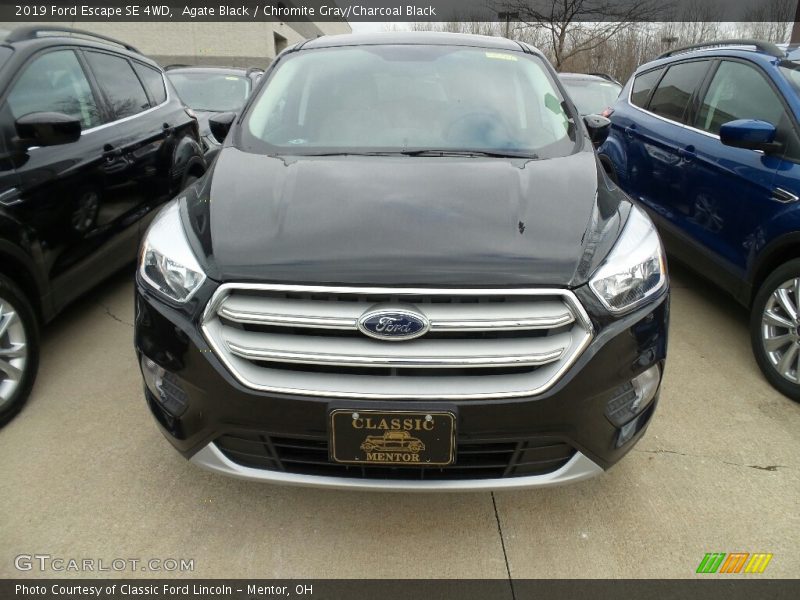 Agate Black / Chromite Gray/Charcoal Black 2019 Ford Escape SE 4WD